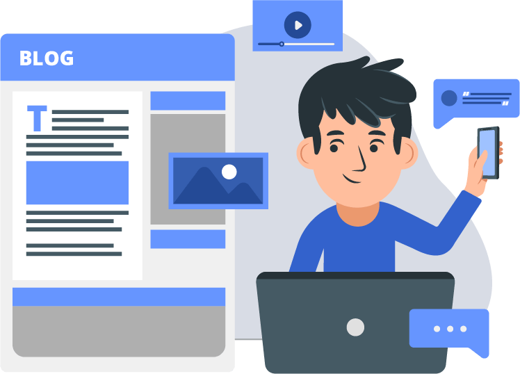 Blog insights illustration