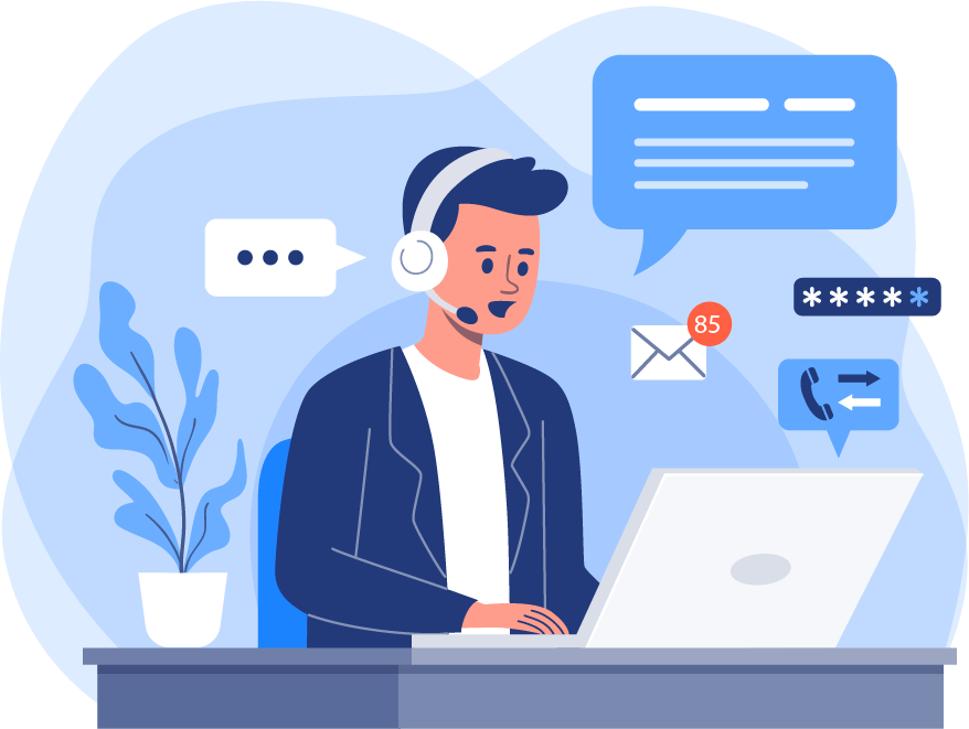 Contact us illustration